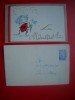 HOPCT 9090 CU PLIC DIN 1966 -FELICITARE CRACIUN / AN NOU -2 FILE -CIRCULATA