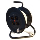 Prelungitor cu derulator ruleta tambur 50m cablu 3x1.5mm RELEE 53377 SPN RU15015