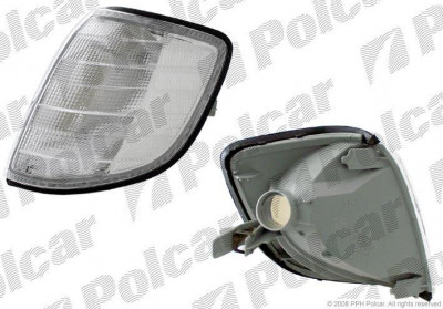 Lampa semnalizare fata Mercedes Clasa S (W140) 1991-02.1995 BestAutoVest partea dreapta 5024201E, fara suport becuri Kft Auto foto