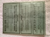 afis original reclama antebelica societati Regalitate Romania .Anii 1930 .Dimensiuni aproximativ format A4