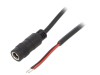 Cablu DC 5,5/2,1 Negru 2m