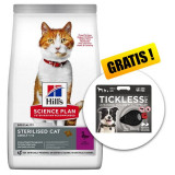 Cumpara ieftin Hill&amp;#039;s Science Plan Feline Sterilised Cat Adult Duck 10 kg + Tickless Pet GRATUIT, Hill&#039;s