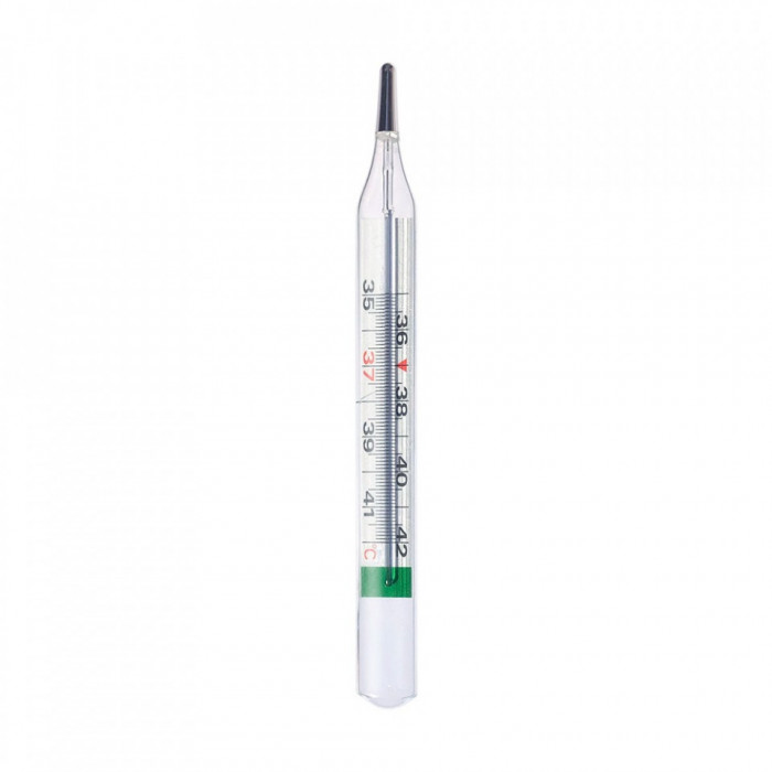 Termometru medical fara mercur EASYCARE clasic, din sticla