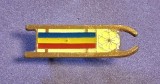 Insignă sportivă - Federatia de BOB si SANIE din ROMANIA
