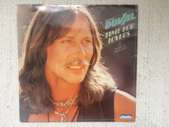 frank duval time for lovers disc vinyl lp muzica electronica soft synth pop VG+