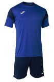 Cumpara ieftin Set Fotbal Joma Phoenix Albastru Bleumarin, Tricou si Pantaloni Scurti, Poliester, Echipament Sportiv Competitii