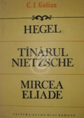Hegel. Tanarul Nietzsche. Mircea Eliade, teoretician si istoric al religiilor foto