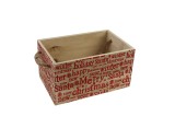 Cumpara ieftin Cutie decorativa mica - Paulownia - Red | Kaemingk