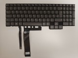 Tastatura Laptop, Lenovo, Legion 5 Pro 16ARH7 Type 82RY, iluminata, RGB 20 pini, gri, layout UK