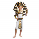 Costum faraon egiptean pentru baieti 120-130 cm 7-9 ani