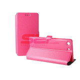 Husa Flip Stand Magnetica Roz Sony Xperia Z3 Plus / Z4
