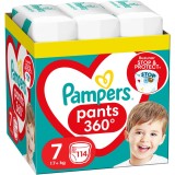 Scutece-chilotel Pampers Pants XXL Box Marimea 7, +17 kg, 114 buc