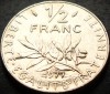 Moneda Franta 1/2 Franc (50 Centimes) 1977, Colectie Numismatica
