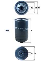 MAHLE KC 503D filtru combustibil