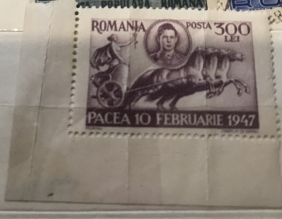 Timbre Pacea din 1947 foto