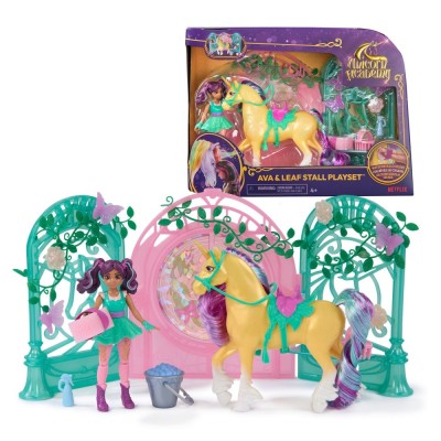 UNICORN ACADEMY SET PAPUSA AVA SI UNICORNUL LEAF CU ACCESORII foto