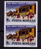 Cumpara ieftin RO 1991 LP 1271 &quot;Ziua marcii postale romanesti&quot; , pereche V ,MNH, Nestampilat