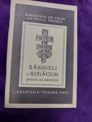 RUGACIUNI DE FOLOS LA TOATA VREMEA Randuieli si Rugaciuni pt.cei adormiti,1998 foto