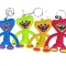 Set de 4 Brelocuri chei, ghiozdan Huggy Wuggy 85mm
