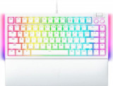 Tastatura gaming Razer BlackWidow V4 75%, USB, Iluminare RGB (Alb)