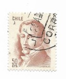Chile - Diego Portales, 1975 - 50 c, obliterat