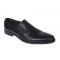 Pantofi barbati eleganti piele naturala fara siret Negru - GKR87N