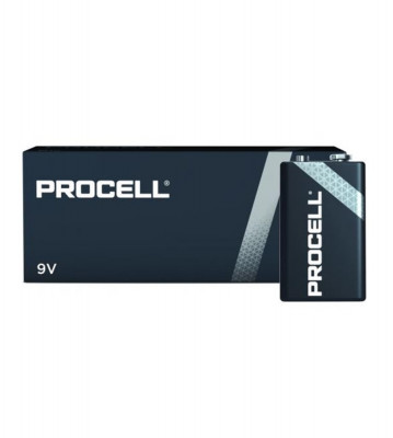 PROCELL 9V (Duracell Industrial) Alkaline E-Block / 6LP3146-Conținutul pachetului 1x Blister foto