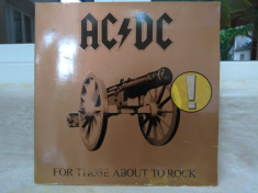 Vinyl - AC/DC - For Those About To Rock We Salute You, Made in Germany. foto