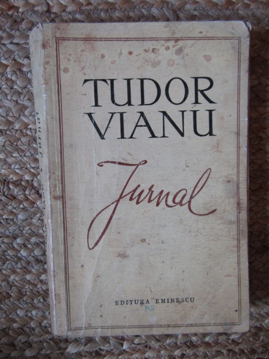 JURNAL-TUDOR VIANU 1970