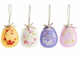 Cumpara ieftin Set 4 oua Paste textil multicolor cm 9 x 12 H