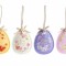 Set 4 oua Paste textil multicolor cm 9 x 12 H