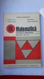 MATEMATICA GEOMETRIE SI TRIGONOMETRIE CLASA A IX A COTA , RADUTIU ,, Clasa 9