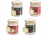 Cumpara ieftin Set 4 candele parfumate Craciun 6.5x8 cm