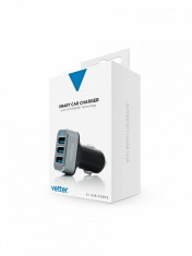 Incarcator Auto? Fast Charge Universal 5.2A 3 x USB Vetter foto