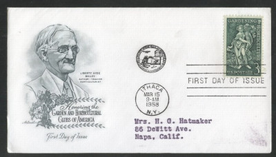 United States 1958 Gardening FDC K.568 foto