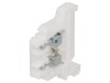 Conector de Șine 0,5-2,5mm&sup2; 1 Piste 2 Borne Alb TS35