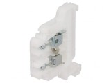 Conector de Șine 0,5-2,5mm&sup2; 1 Piste 2 Borne Alb TS35