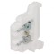 Conector de Șine 0,5-2,5mm&sup2; 1 Piste 2 Borne Alb TS35