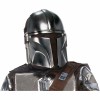 Masca Mandalorian Star Wars Rubies, Plastic, Gri/Argintiu, Accesoriu Costum Carnaval, Baieti/Unisex, 6 ani+