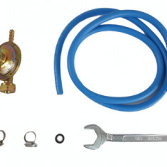 Kit regulator ceas butelie GPL, furtun gaz 2m