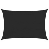 Cumpara ieftin Panza parasolar, negru, 4x5 m, HDPE, 160 g/m&sup2;