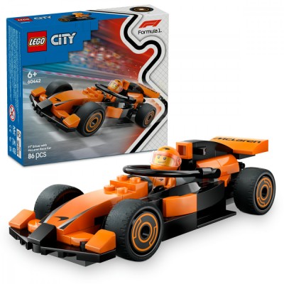 LEGO Pilot F1 cu masina de curse McLaren Quality Brand foto