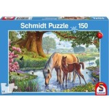 Puzzle 150 piese, Cai la parau, Schimdt