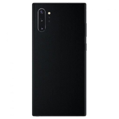 Set Folii Skin Acoperire 360 Compatibile cu Samsung Galaxy Note 10 Plus (Set 2) - ApcGsm Wraps Matrix Black foto