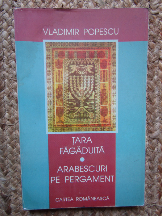 Vladimir Popescu - Tara fagaduita. Arabescuri pe pergament