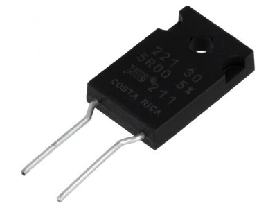 Rezistor THT TO220 5&amp;Omega; 30W foto