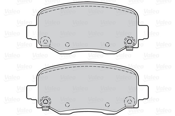 VALEO 302166 FIRST set placute frana,frana disc
