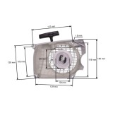Demaror drujba - compatibil Stihl MS 362 MS 362C