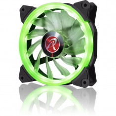 Ventilator pentru carcasa RAIJINTEK IRIS 12 LED Fan Green 120mm foto