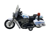 Motocicleta Jucarie cu Sunete si Lumini, Plastic, 14cm, Baterii Incluse, +3 Ani, Baieti/Fete, Multicolor/Negru